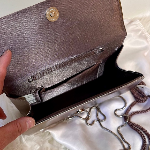 Metallic Taupe Evening Bag - Picture 3 of 3